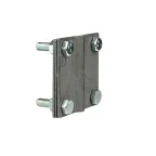 Зажим полоса-прут с тремя пластинами