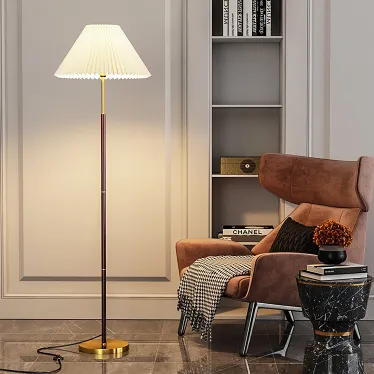Торшер напольный под лампу Е27 40W Медный/Белый ТМ Uniel UML-T522 E27 COPPER/WHITE