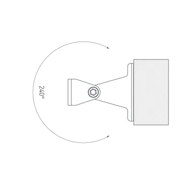 Держатель SL-LINE поворотный (ARL, Металл)