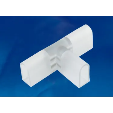 Соединитель контактный Т-образный UTC-K-32/N21 CLEAR 010 POLYBAG для светодиодных лент ULS-N21 NEON 220В, 8x16мм 2 контакта Цвет прозрачный 10 штук в пакете