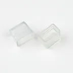 Изолирующий зажим UCW-N02 CLEAR 025 POLYBAG (заглушка) для светодиодных лент ULS-N02 NEON 12В, 13x26мм. Цвет прозрачный, 25 штук в пакете.