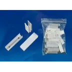 Крепление для светодиодных лент ULS-N21 NEON 220В, 8x16мм. Цвет белый, 25 штук в пакете. UCC-N21/C50 WHITE 025 POLYBAG