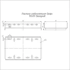 Пластина соединительная Профи INOX (AISI 316) 150х50 (2,0 мм)