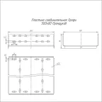 Пластина соединительная Профи INOX (AISI 304) 500х80