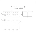 Пластина соединительная Профи INOX (AISI 304) 150х80 (2,0 мм)