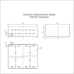 Пластина соединительная Профи INOX (AISI 304) 500х100