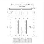 Лоток перфорированный Профи INOX (AISI 316) 300х100x6000 (1,0 мм) (12 м/уп)