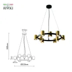 Люстра Chloe 3153-309 9 х GU10 15 Вт модерн