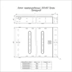 Лоток перфорированный Профи INOX (AISI 316) 300х80x6000 (1,0 мм) (12 м/уп)
