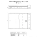 Лоток перфорированный Профи INOX (AISI 316) 300х50x6000 (1,5 мм) (12 м/уп)