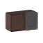 AtlasDesign PROFI IP54 О/У БЛОК: РОЗ. з/к со шт. 16А, ВЫКЛ.1-клав.10А, КОРИЧНЕВЫЙ