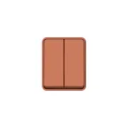 AtlasDesign PROFI IP54 О/У 2-клавишный ВЫКЛЮЧАТЕЛЬ 10 АХ, ТЕРРАКОТОВЫЙ