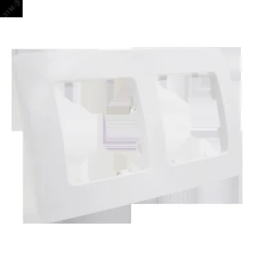 Рамка двухместная, скрытой установки, цвет белый