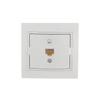 MIRA Розетка компьютерная RJ45x1 белая