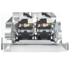 BRITE Розетка компьютерная двойная RJ45 кат.6 РК11-2-БрАБ арктический белый IEK