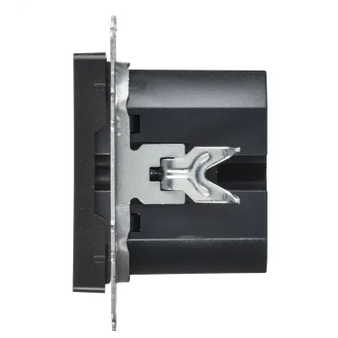 BRITE Розетка USB A+C 45Вт высокоскоростная зарядка РЮ11-2-БрЧ черный IEK