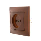 MIRA Розетка без заземления сосна