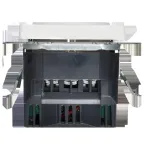 BRITE Розетка 1-местная с заземлением с защитными шторками 16А с USB A+C 18Вт РЮш11-1-БрАБ арктический белый IEK