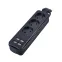Удлинитель серии Travel шнур 1,8м 3 гнездa 10A без зазамления 4USB 3,1A Черный ТМ UnielS-CT3-1,8U BLACK
