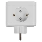 Разветвитель сетевой с выключателем, с/з,2 гнезда.2USB+1TYPE C 16А, 3500Вт Белый. S-GES2-16SBUC WHITE