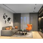 Светильник подвесной SMART HANG 9 Вт DIM 2700 К-6000 К черн. DENKIRS DK8008-BK