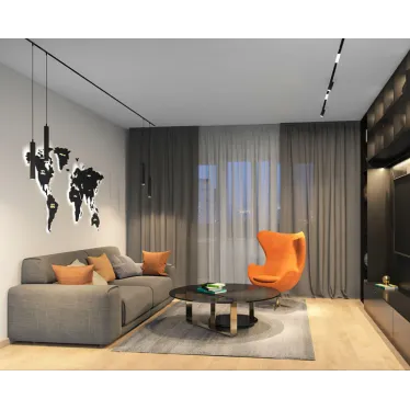 Светильник подвесной SMART HANG 9 Вт DIM 2700 К-6000 К черн. DENKIRS DK8008-BK