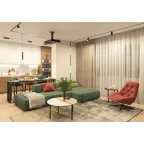 Светильник подвесной SMART HANG 9 Вт DIM 2700 К-6000 К черн. DENKIRS DK8008-BK
