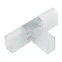 Соединитель контактный Т-образный UTC-K-32/N21 CLEAR 010 POLYBAG для светодиодных лент ULS-N21 NEON 220В, 8x16мм 2 контакта Цвет прозрачный 10 штук в пакете