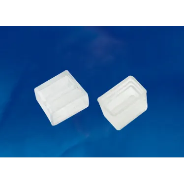 UCW-N22 CLEAR 025 POLYBAG Изолирующий зажим (заглушка) для светодиодных лент ULS-N22 RGB NEON 220В, 8x16мм. Цвет прозрачный, 25 штук в пакете. TM .