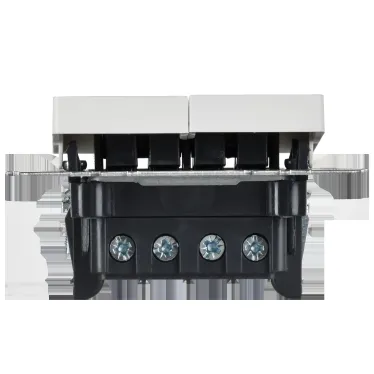 BRITE Выключатель 2-клавишный перекрестный 10А ВС10-2-3-БрАБ арктический белый IEK