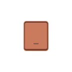 AtlasDesign PROFI IP54 О/У 1-клавишный ВЫКЛЮЧАТЕЛЬ с подсветкой 10 АХ, ТЕРРАКОТОВЫЙ