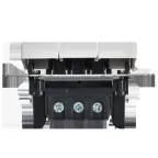 BRITE Выключатель 3-клавишный 10А ВС10-3-0-БрАБ арктический белый IEK