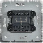 BRITE Выключатель 3-клавишный 10А ВС10-3-0-БрАБ арктический белый IEK