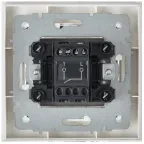 BRITE Выключатель 1-клавишный 10А в сборе ВСР10-1-0-БрАБ арктический белый IEK