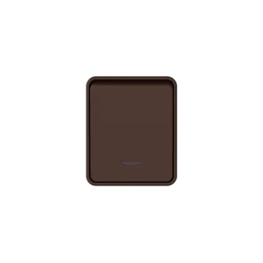 AtlasDesign PROFI IP54 О/У 1-клавишный ВЫКЛЮЧАТЕЛЬ с подсветкой 10 АХ, КОРИЧНЕВЫЙ