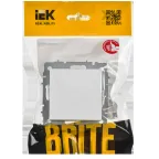 BRITE Заглушка с суппортом МЗ10-БрАБ арктический белый IEK