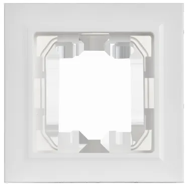 BRITE Рамка 1-местная IP44 РУ-1-БрАБ-44 арктический белый IEK