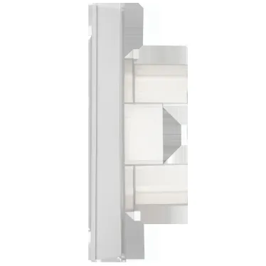 BRITE Рамка 2-местная IP44 РУ-2-БрАБ-44 арктический белый IEK