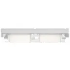 BRITE Рамка 2-местная IP44 РУ-2-БрАБ-44 арктический белый IEK