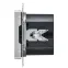 BRITE Розетка USB A+C 45Вт высокоскоростная зарядка РЮ11-2-БрА алюминий IEK