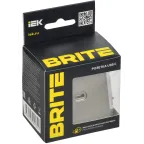 BRITE Розетка USB C 65Вт высокоскоростная зарядка РЮ12-1-БрШ шампань IEK
