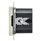 BRITE Розетка USB A+C 45Вт высокоскоростная зарядка РЮ11-2-БрКр бежевый IEK