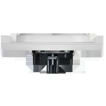 BRITE Розетка 2-местная с заземлением с защитными шторками 16А в сборе РСш12-3-БрАБ арктический белый IEK