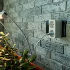 Умный сетевой разветвитель Wi-Fi 2 гнезда 16A До 3680Вт Голосовое управление приложение UnielSmart TM Uniel USH-A102 2G/WF WHITE