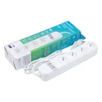 Умный сетевой фильтр Wi-Fi 1.8м ПВС 3х1,5 4 гнезда, с заземлением, 2USB Type-C 5В, 3A 16А До 3680Вт Голосовое управление приложение UnielSmart TM Unie lP-GCL4-1,8 A201/UC/WF WHITE