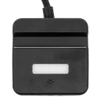 Удлинитель серии Standard с заземлением шнур 1,5м 2 гнезда 3 USB 16А держатель для телефона Черный ТМ Uniel S-GCD2-1,5SBUH BLACK