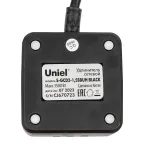 Удлинитель серии Standard с заземлением шнур 1,5м 2 гнезда 3 USB 16А держатель для телефона Черный ТМ Uniel S-GCD2-1,5SBUH BLACK