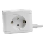 Удлинитель серии Standard c с заземлением шнур 1,5м 2 гнезда 3 USB 16А Белый ТМ Uniel S-GCD2-1,5SBU WHITE