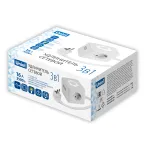 Удлинитель серии Standard c с заземлением шнур 1,5м 2 гнезда 3 USB 16А Белый ТМ Uniel S-GCD2-1,5SBU WHITE