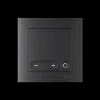 ATLASDESIGN SMART Термостат программируемый для электрического теплого пола, Zigbee, 16 А, мех., ЧЕРНЫЙ